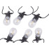Dārza gaismas virtene ar 10 LED spuldzēm