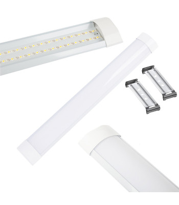 Virsapmetuma led gaismeklis ar siltu gaismu, 60cm, 18W