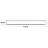 Virsapmetuma led gaismeklis ar neitrālu gaismu, 28W, 120cm
