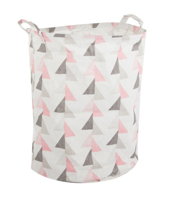 Saliekams veļas grozs rotaļlietām un mantām ar rokturiem, 45 l, 40 cm × Ø 35 cm, XL