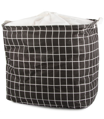 Liels saliekams veļas un rotaļlietu grozs ar vāku, 90 l, 50 × 40 × 45 cm