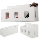 Piekarināms vannasistabas organizators un plaukts, 34 × 16,5 × 10 cm