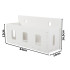 Piekarināms vannasistabas organizators un plaukts, 34 × 16,5 × 10 cm