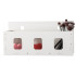 Piekarināms vannasistabas organizators un plaukts, 34 × 16,5 × 10 cm