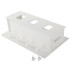 Piekarināms vannasistabas organizators ar plauktu un āķiem, 22 × 34 × 10 cm