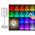 Galda naktslampa ar kristāla imitāciju, RGB LED, USB un tālvadības pulti