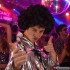 Melna afro parūka ar kuplām, cieši lokotām cirtām – disco, 70. gadu un masku ballītēm, universāls izmērs