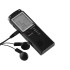 Digitālais diktofons ar mp3 atskaņotāju, jutīgu mikrofonu un austiņām, 8GB