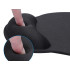 Ergonomisks gēla peles paliktnis ar plaukstas locītavas atbalstu, 19 × 23 cm