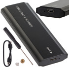 M.2 SATA NGFF diska korpuss-adapteris ar USB 3.1 un USB Type-C, 2230–2280 mm