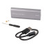 M.2 SATA NGFF diska korpuss-adapteris ar USB 3.1 un USB Type-C, 2230–2280mm