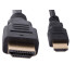 Vga–hdmi d-sub kabelis ar apzeltītiem savienotājiem, full hd, 1,3m