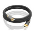 HDMI kabelis ar apzeltītiem kontaktiem, ultra high speed hq gold, 2.1, 8K 60Hz, 4K 120Hz, 1,5m