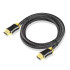 Hdmi 2.1 īpaši ātrgaitas audio un video kabelis ar apzeltītiem kontaktiem, 8K 60Hz, 4K 120Hz, HQ GOLD, 2m