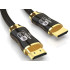 HDMI kabelis ultra high speed hq gold ar apzeltītiem kontaktiem — 2.1, 8K 60Hz, 4K 120Hz, 3m