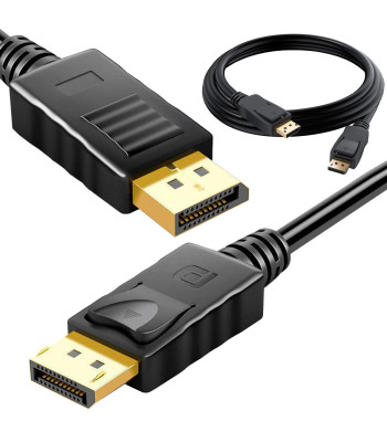 DisplayPort video un audio kabelis, 8K, 4K, 2K, DP 1.4, 2m
