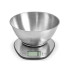 Elektroniskie virtuves svari ar metāla bļodu, digitāli, 0–5 kg, precizitāte 1 g