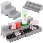 Kosmētikas organizators ar plauktiem un vannasistabas piederumu turētāju, 4-in-1