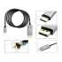 DisplayPort–USB-C kabelis video un audio pārraidei, 1,8 m, DP 1.4, 8K/4K/2K