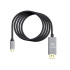 DisplayPort–USB-C kabelis video un audio pārraidei, 1,8 m, DP 1.4, 8K/4K/2K