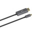 DisplayPort–USB-C kabelis video un audio pārraidei, 1,8 m, DP 1.4, 8K/4K/2K