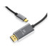 DisplayPort–USB-C kabelis video un audio pārraidei, 1,8 m, DP 1.4, 8K/4K/2K