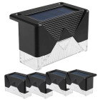 Saules LED dārza lampas ar krēslas sensoru, 4 gab., 8 × 5 cm