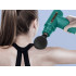Masāžas pistole mugurai un ķermenim ar 4 uzgaļiem, Massage Gun Pro, zaļa, 13,5cm x 13,5cm x 5cm