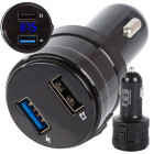 FM raidītājs ar Bluetooth, MP3 atskaņotāju, divām USB pieslēgvietām un auto lādētāju