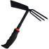 Divpusējs rokas dārza kaplis ar trim zariem, 27 cm