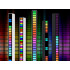 USB RGB LED gaismas panelis ar skaņas reakciju, daudzkrāsains, 18 režīmi, 181mm x 16mm x 18mm