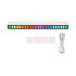 USB RGB LED gaismas panelis ar skaņas reakciju, daudzkrāsains, 18 režīmi, 181mm x 16mm x 18mm