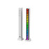 USB LED gaismas josla ar skaņas reakciju, RGB, uzlādējama, balta, 181mm x 16mm x 18mm