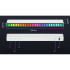 USB LED gaismas josla ar skaņas reakciju, RGB, uzlādējama, balta, 181mm x 16mm x 18mm