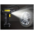 Automašīnas kompresors ar riepu pumpēšanas pistoli un uzgaļiem, 12 V, 120 W, LED, 150 PSI/10 bar