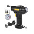 Automašīnas kompresors ar riepu pumpēšanas pistoli un uzgaļiem, 12 V, 120 W, LED, 150 PSI/10 bar