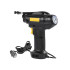 Automašīnas kompresors ar riepu pumpēšanas pistoli un uzgaļiem, 12 V, 120 W, LED, 150 PSI/10 bar