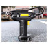 Automašīnas kompresors ar riepu pumpēšanas pistoli un uzgaļiem, 12 V, 120 W, LED, 150 PSI/10 bar