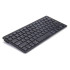 Bezvadu Bluetooth tastatūra datoram, iPad un Mac, kompakta, ar zema profila taustiņiem, melna, 12 cm x 28,5 cm