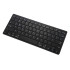 Bezvadu Bluetooth tastatūra datoram, iPad un Mac, kompakta, ar zema profila taustiņiem, melna, 12 cm x 28,5 cm