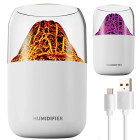 Ultraskaņas gaisa mitrinātājs un aromterapijas difuzors ar LED apgaismojumu, 14,5 × 8,5 cm