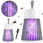 UV kukaiņu iznīcināšanas lampa pret odiem un mušām ar USB uzlādi un tīrīšanas birstīti