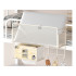 Pie sienas stiprināms virtuves organizators Loft stilā ar 3 āķiem, 25 × 37 × 13 cm