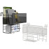 Pie sienas stiprināms virtuves organizators Loft stilā ar 3 āķiem, 25 × 37 × 13 cm