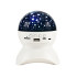 Zvaigžņu projektors un naktslampa ar LED, Bluetooth skaļruni un USB, balts, 11cm x 13cm