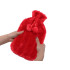 Mīksts gumijas termofors ar pūkainu pārvalku, 35 × 20 cm, 1700 ml