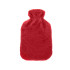 Mīksts gumijas termofors ar pūkainu pārvalku, 35 × 20 cm, 1700 ml