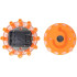 LED brīdinājuma lampa 360° ar spēcīgu magnētu, oranža, Ø 10 cm, augstums 3,5 cm