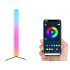 Stūra RGB LED grīdas lampa ar tālvadības pulti un lietotnes vadību, 150 cm