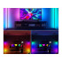 Stūra RGB LED grīdas lampa ar tālvadības pulti un lietotnes vadību, 150 cm